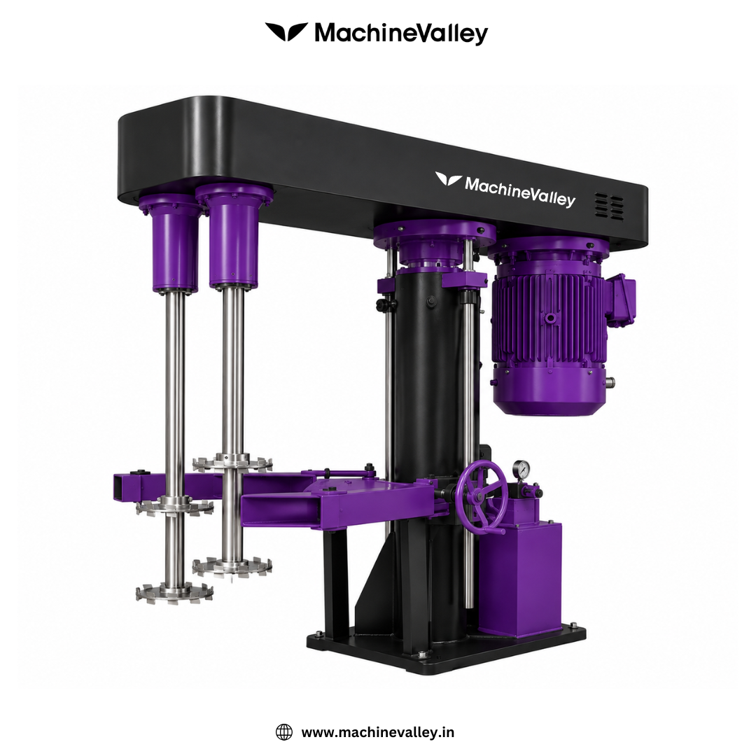 TWIN SHAFT DISPERSER with COWL BLADE
